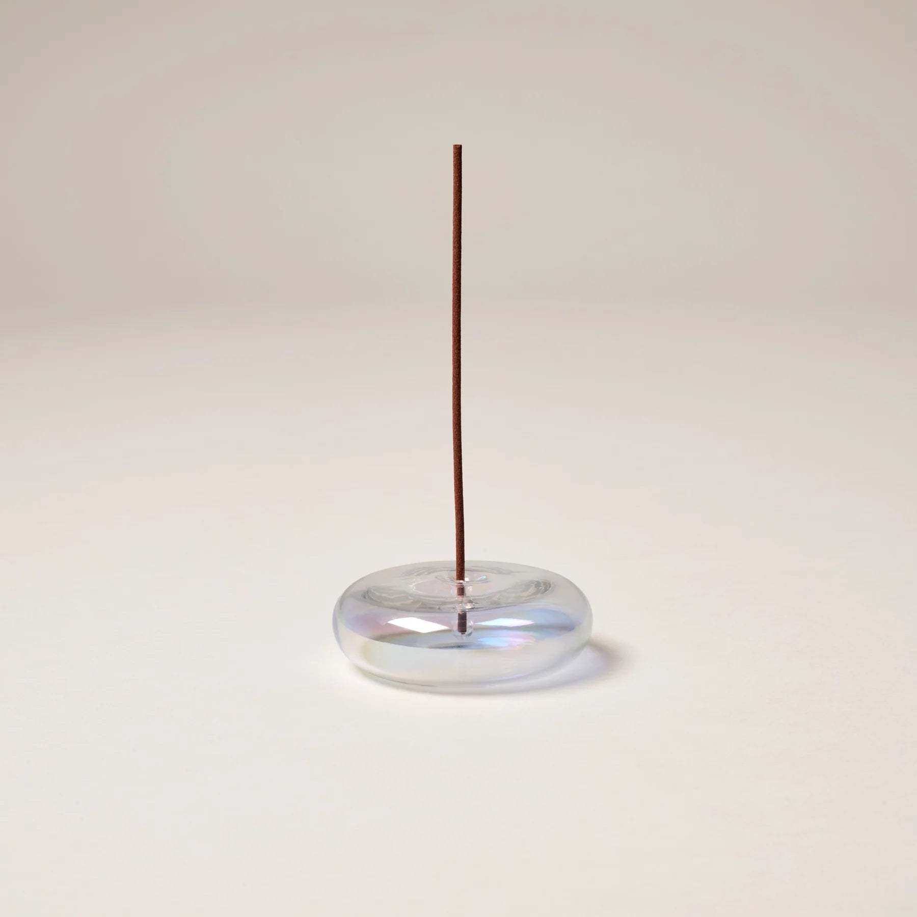 Gentle Habits Glass Incense Holder - Iridescent