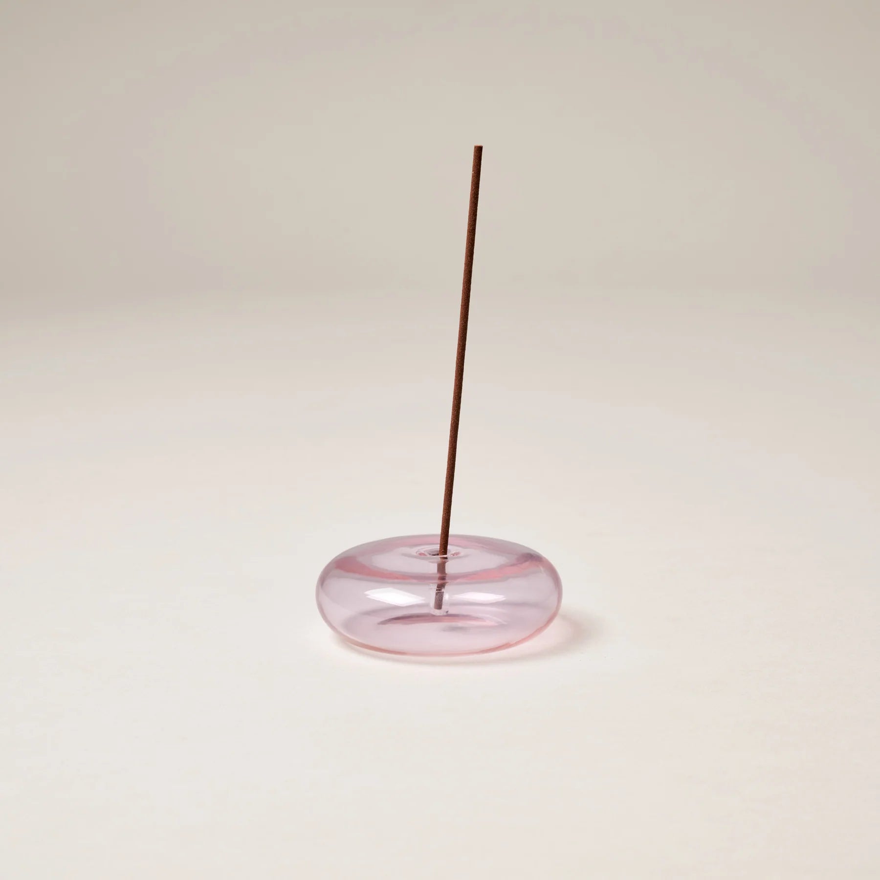 Gentle Habits Glass Incense Holder - Pink