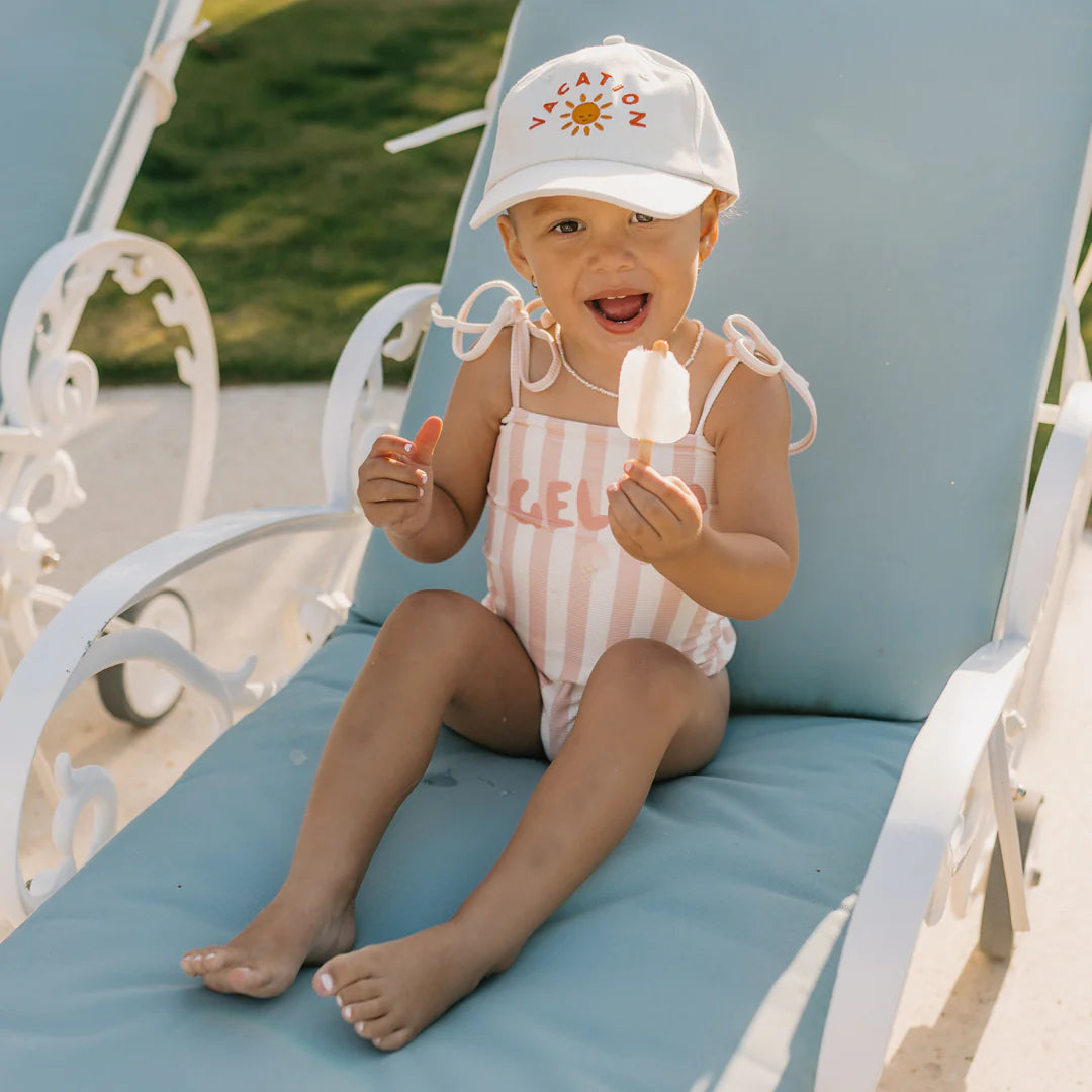 Gelato One Piece Swimsuit - Rose / Buttercream