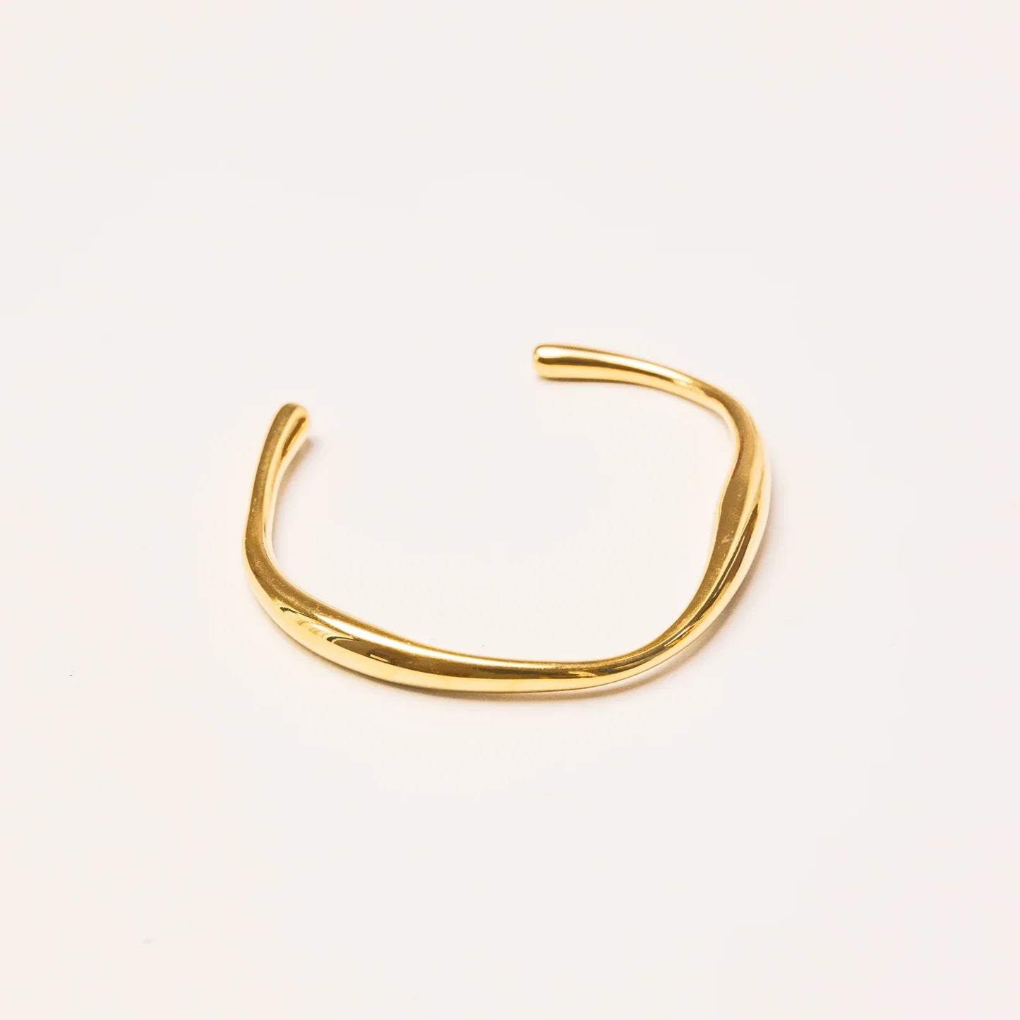 Abstract Cuff Bracelet in Gold Plated