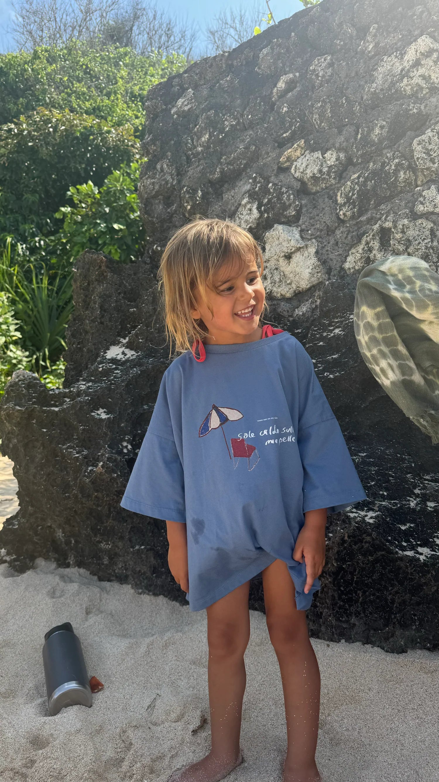 Warm Sun Artist Collab Tee - Ocean