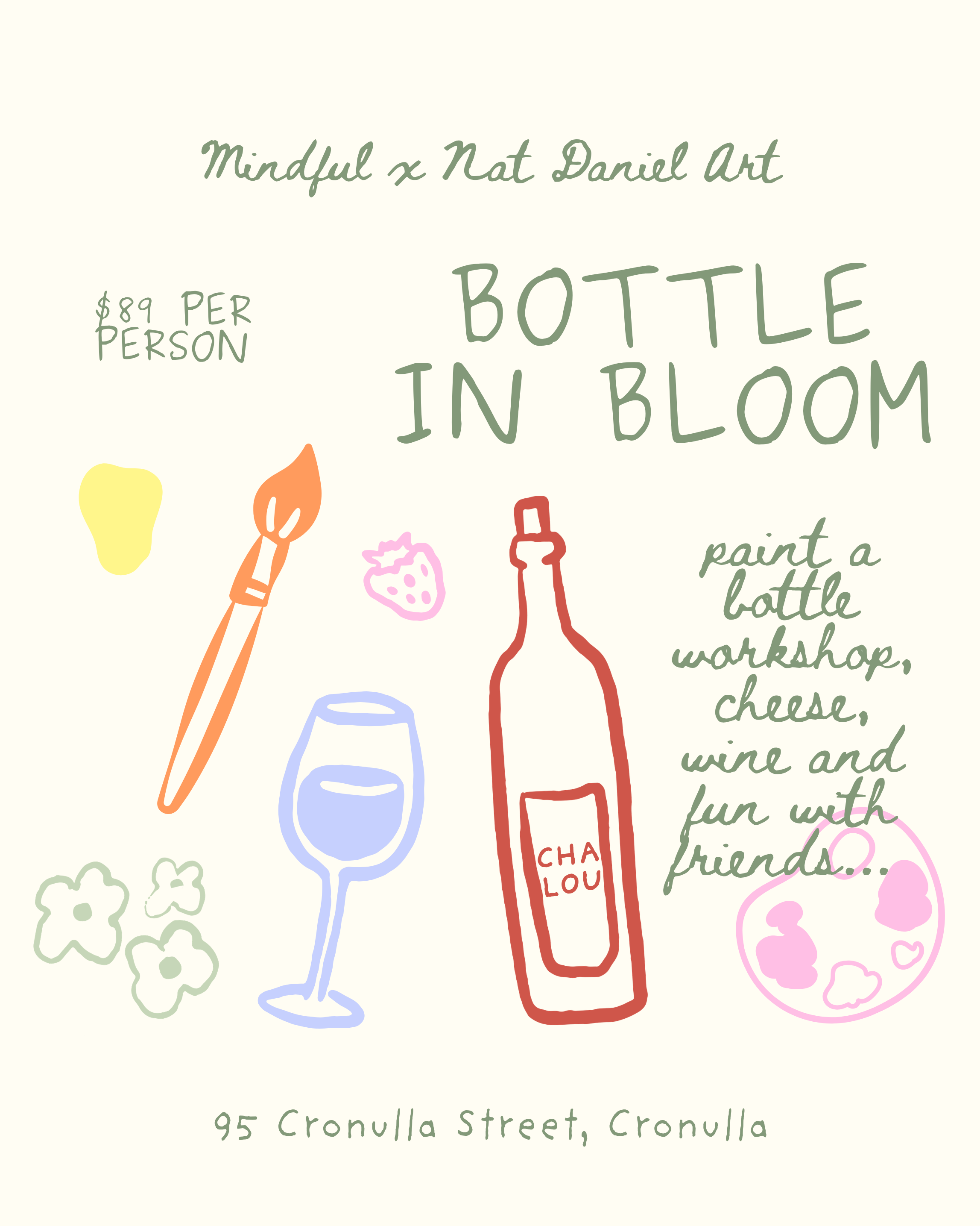 Mother's Day Workshop: Bottle in Bloom - Saturday 8th May