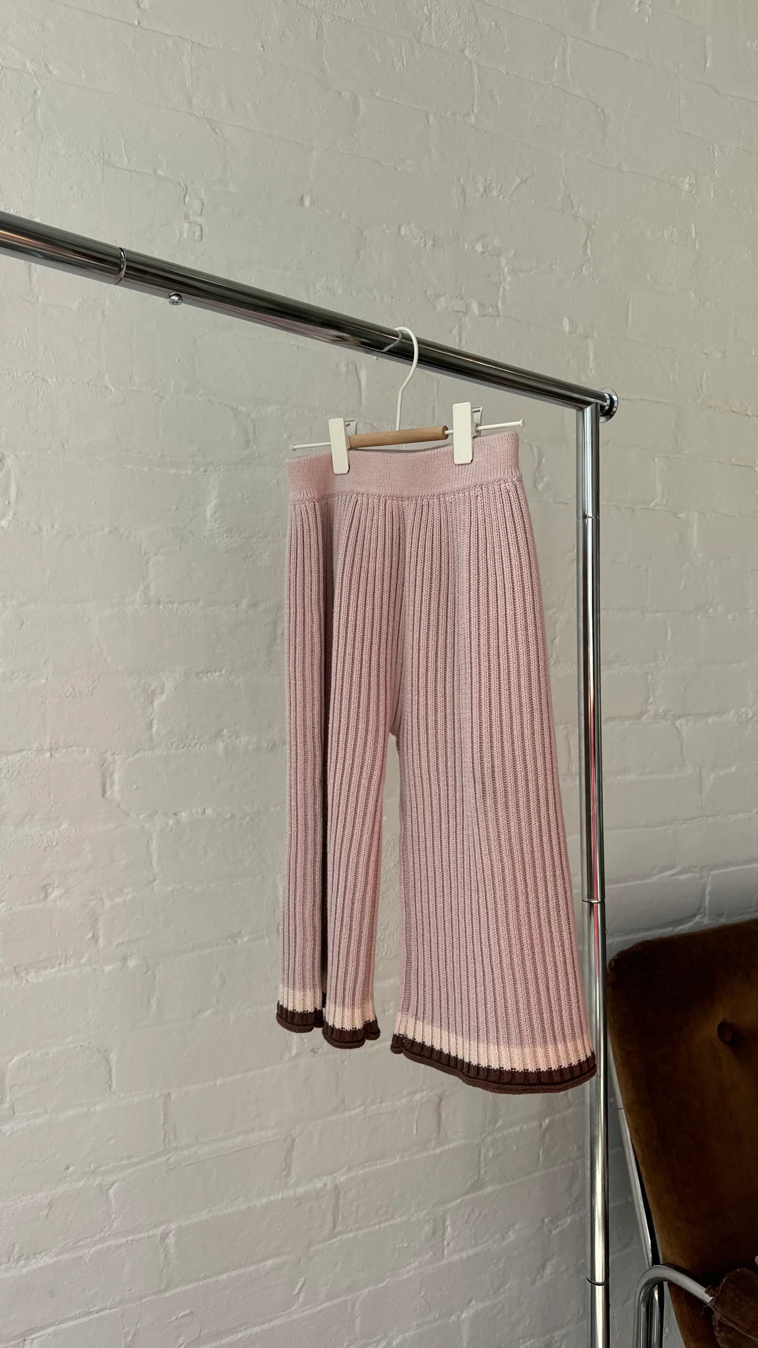 Essential Knit Pants | Dusty Pink