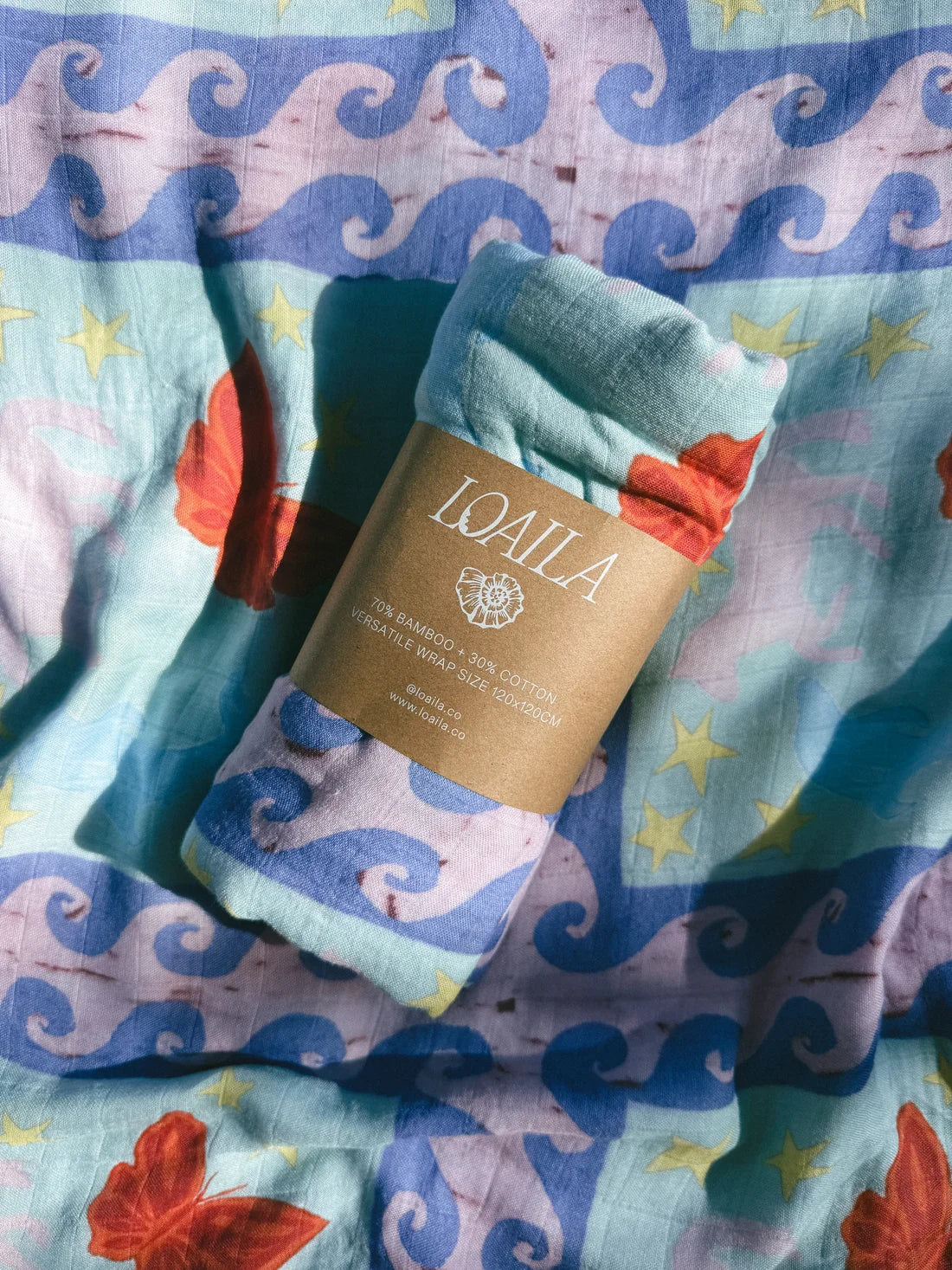 Bamboo & Cotton Wrap - Pony Club