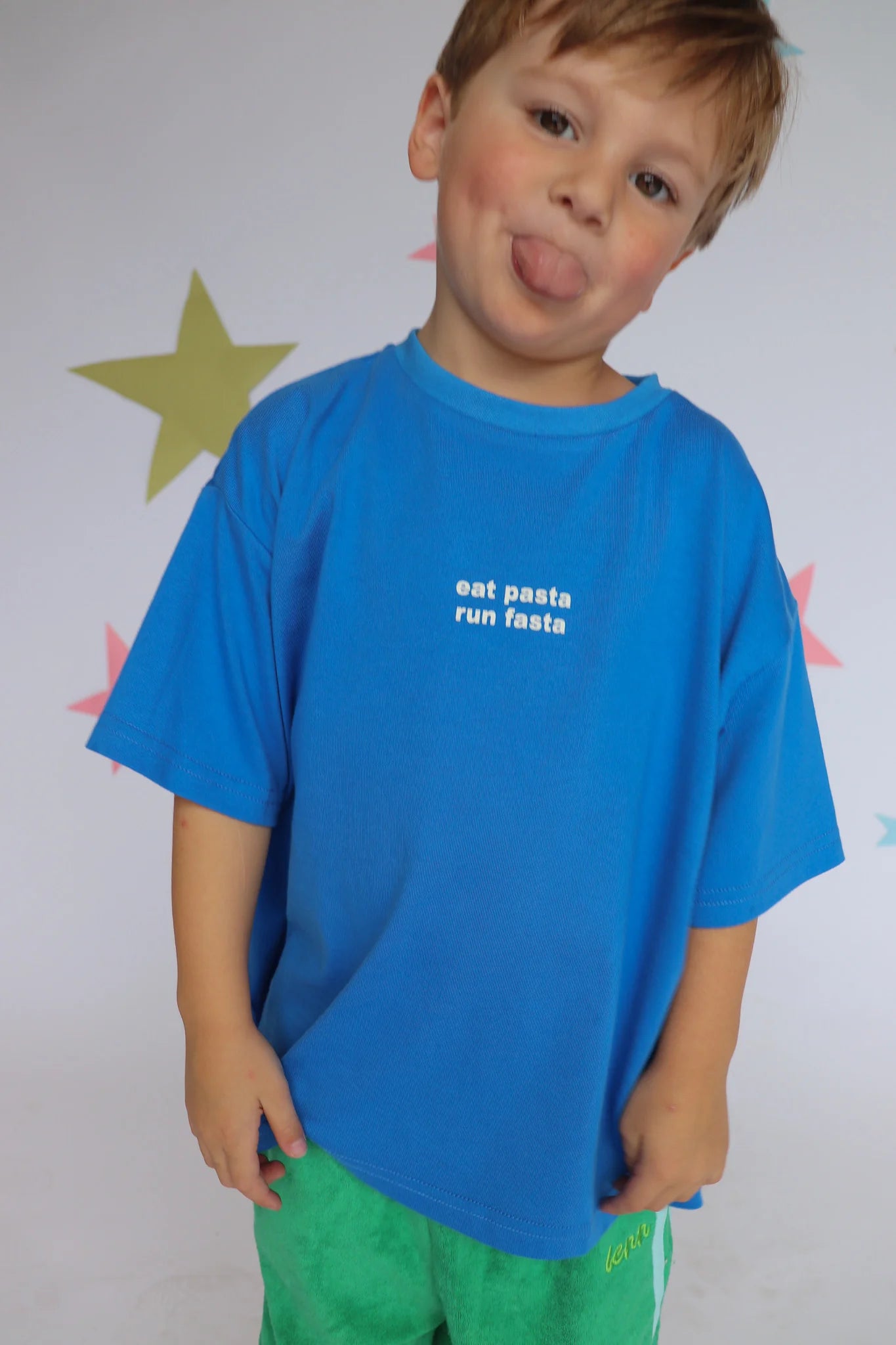 Pasta Tee - Ocean Blue