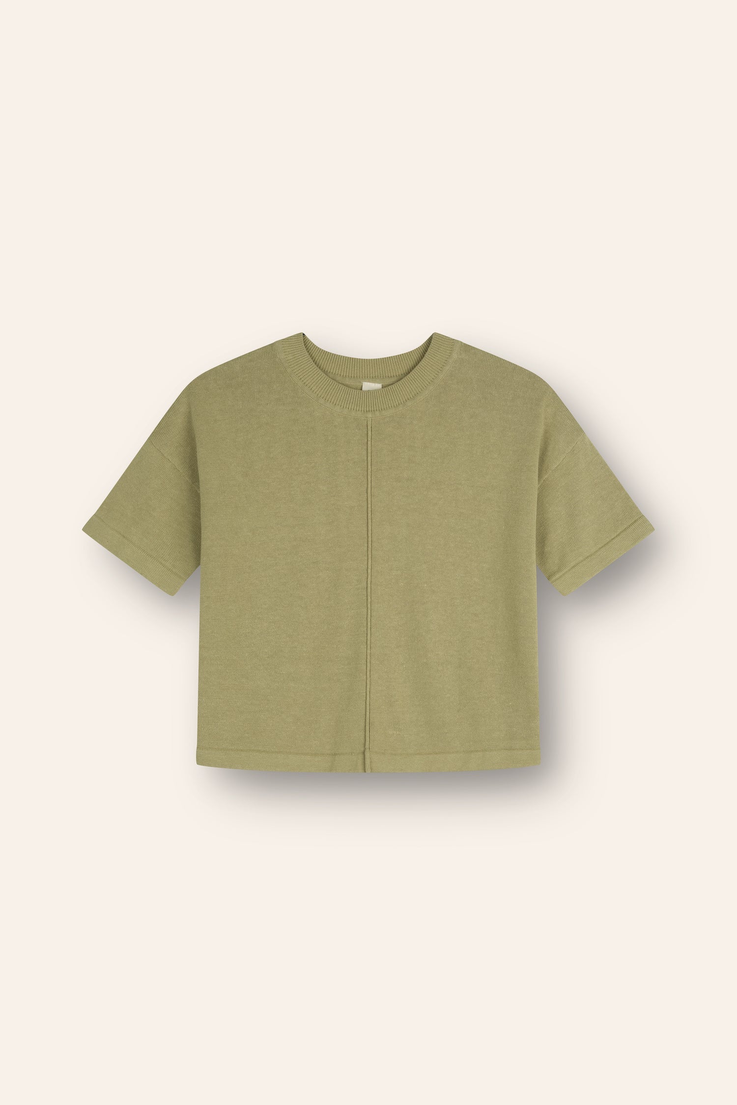 Lightweight Knit Tee - Moss