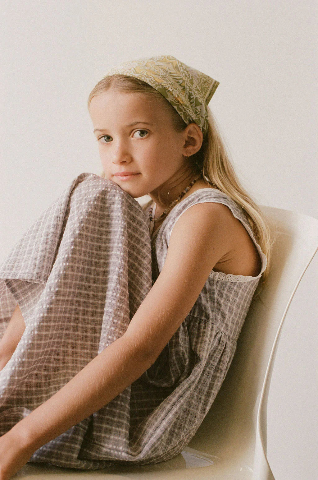 Eden Dress - Mauve Plaid