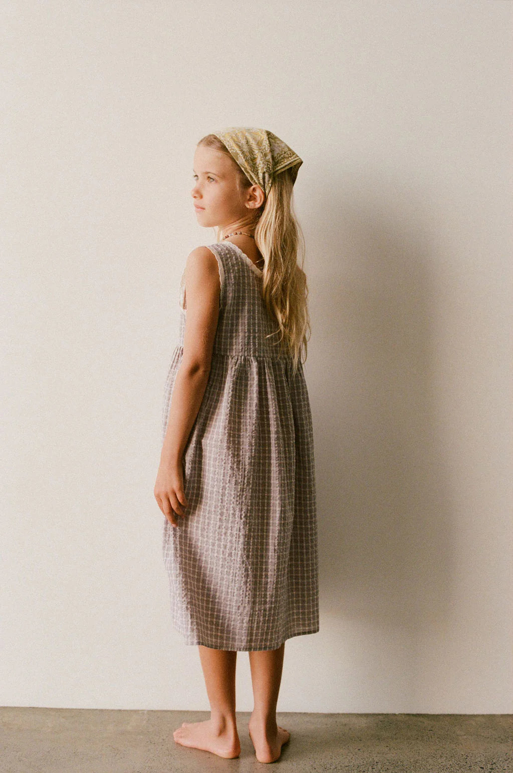 Eden Dress - Mauve Plaid