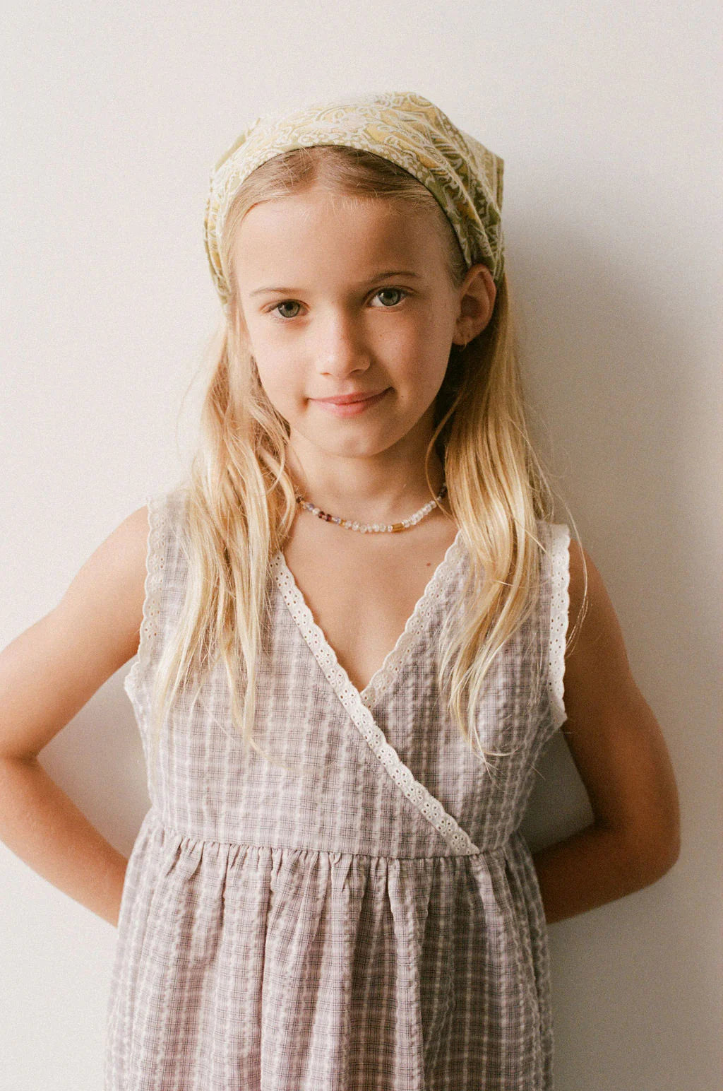 Eden Dress - Mauve Plaid