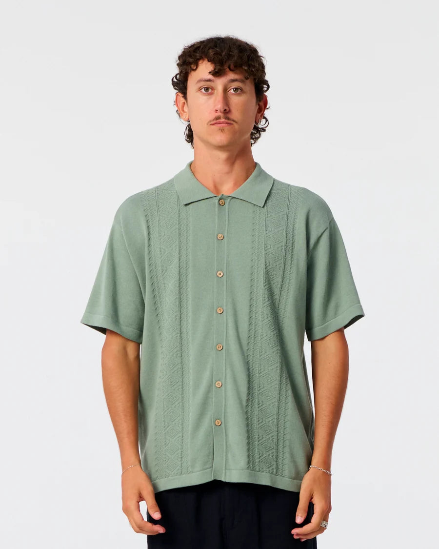 Trader Knit Polo - Sage