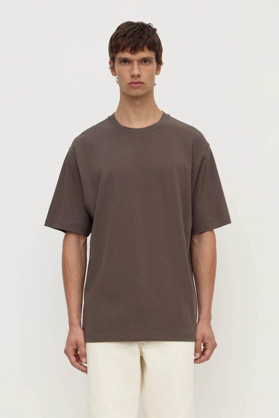 Knox Oversized Tee - Bark