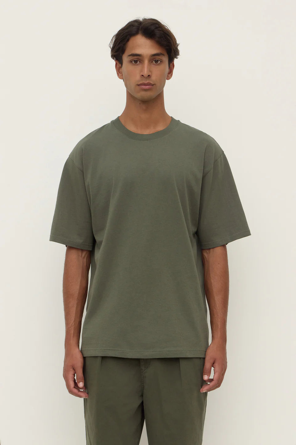 Knox Oversized Tee - Moss