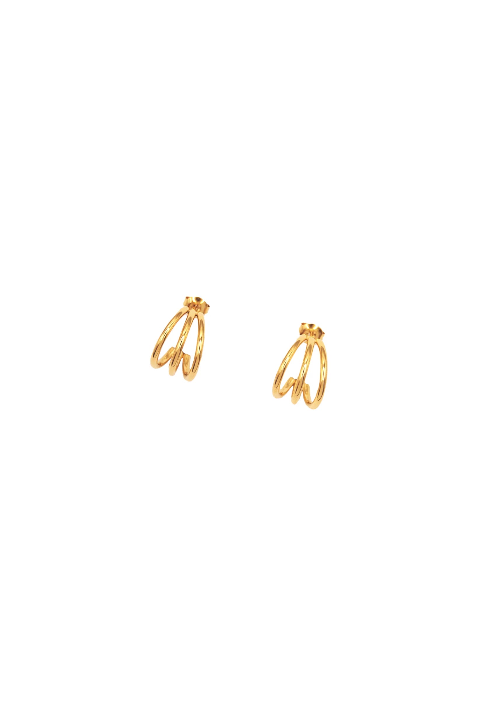 Yvette Hoop Earrings - Gold