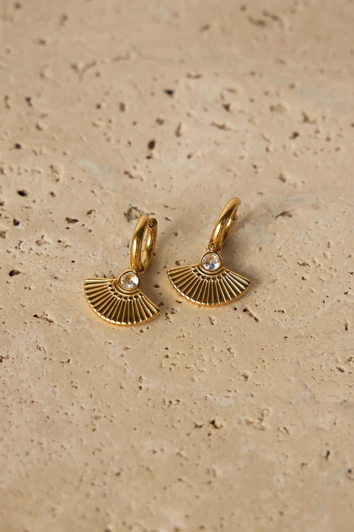 Mason Earrings - Gold / Diamond