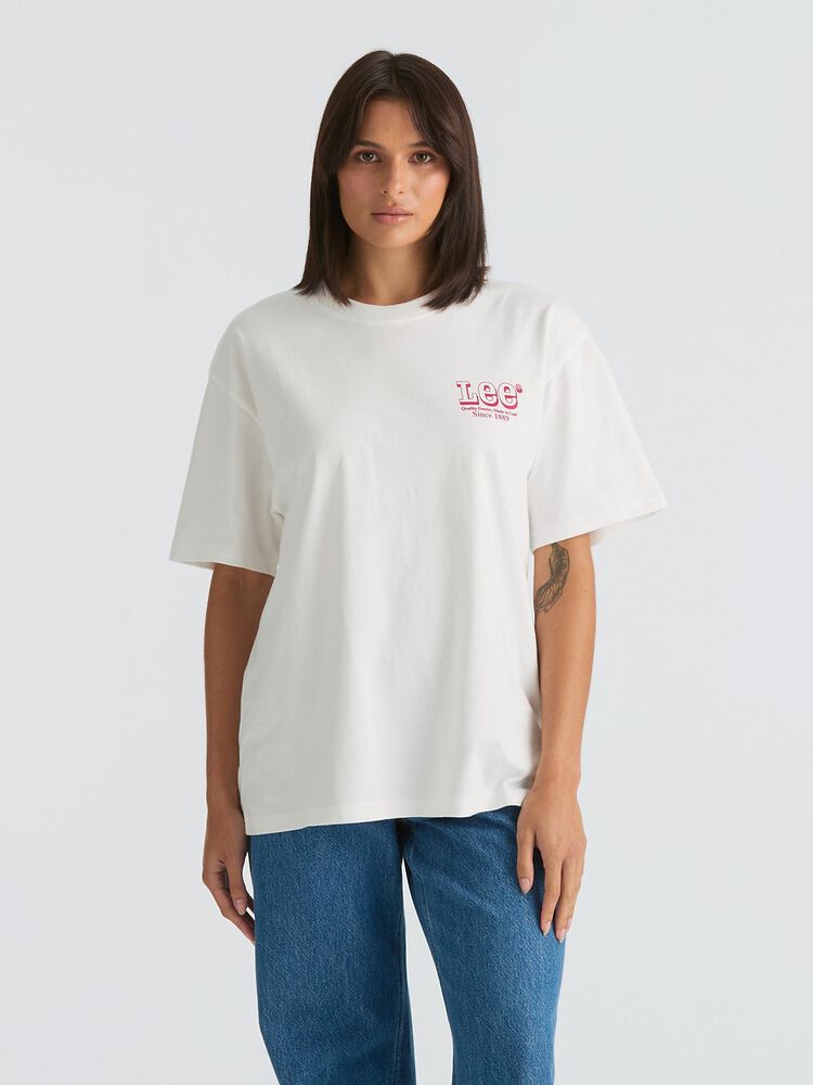 Pattern Room Baggy Tee - Optic White