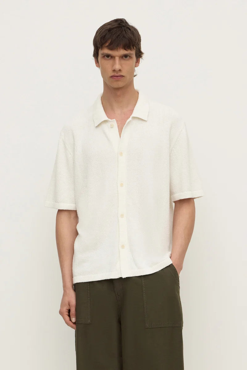 Lance Boucle Knit Short Sleeve Shirt
