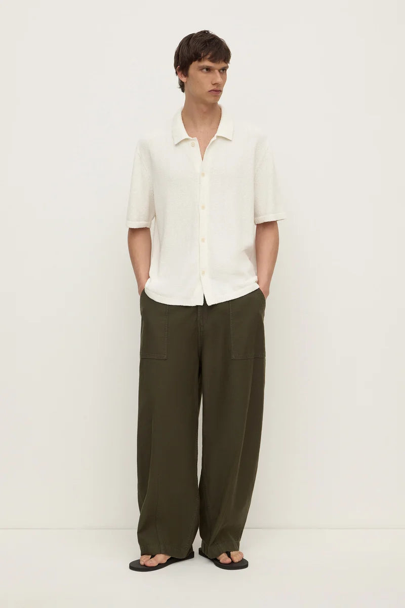 Lance Boucle Knit Short Sleeve Shirt