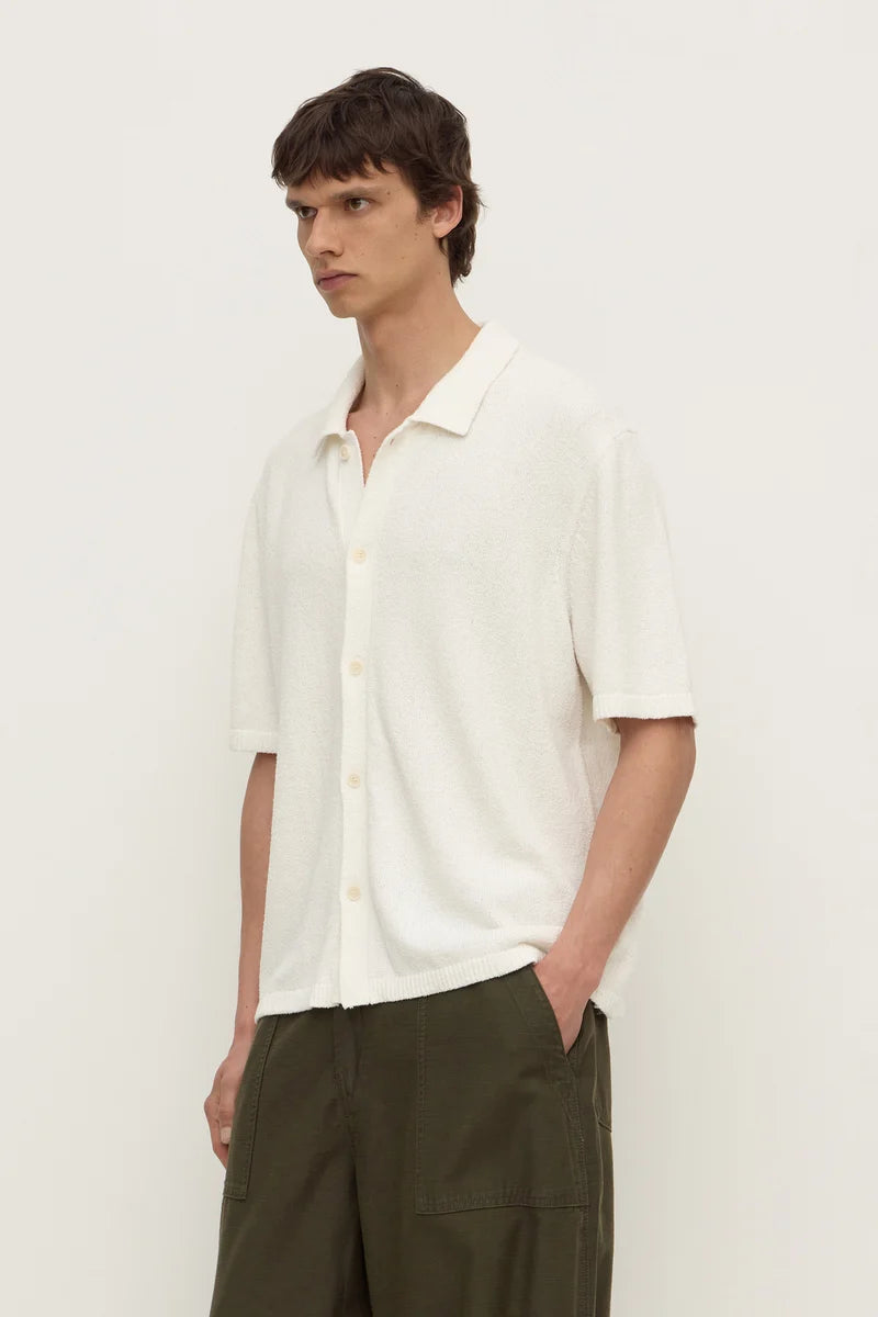 Lance Boucle Knit Short Sleeve Shirt