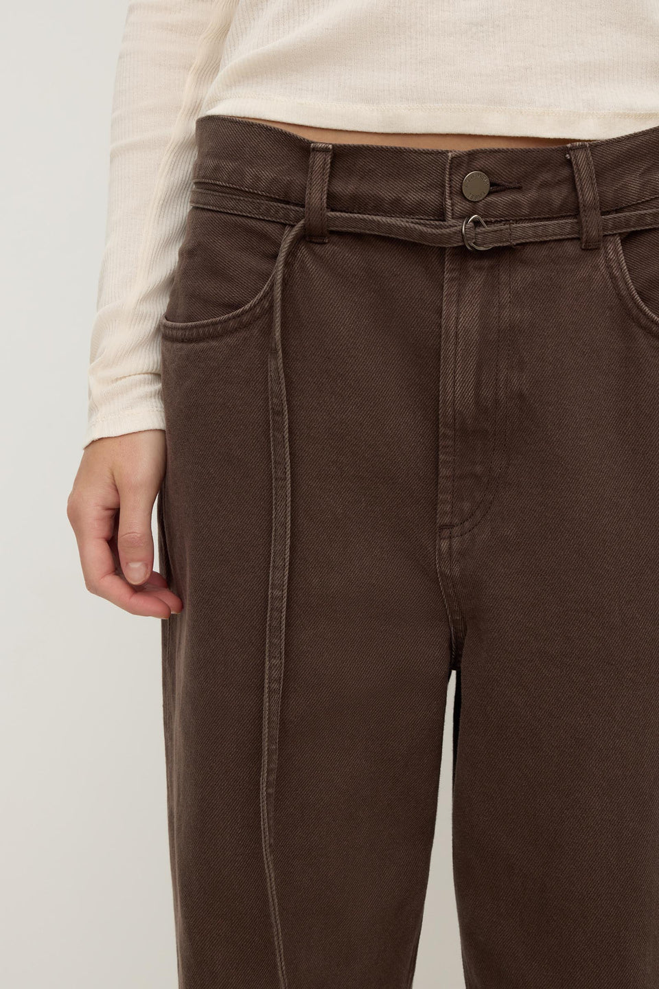 Loose Fit Jean - Dark Ganache