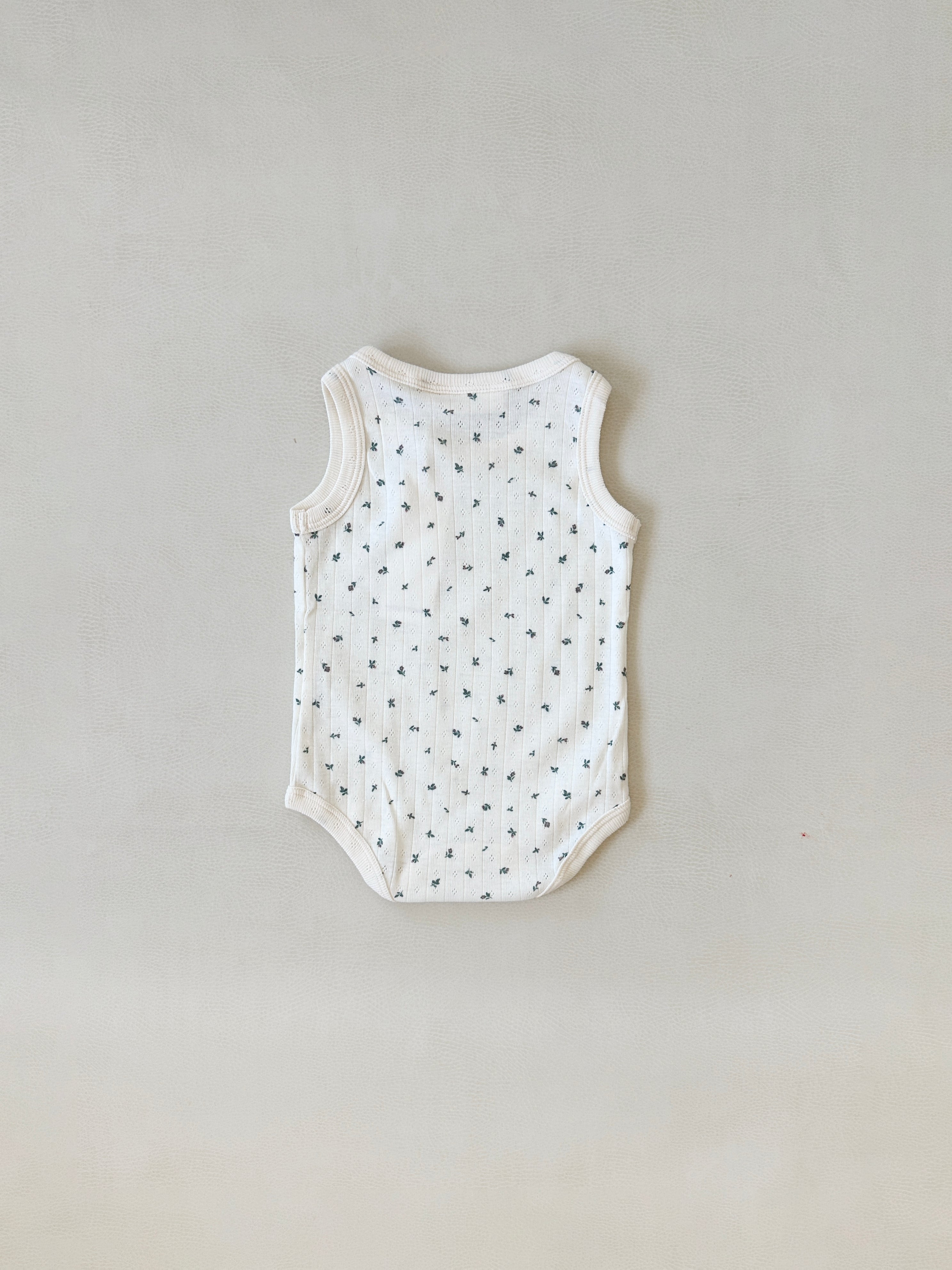 Luca Rib Pointelle Bodysuit - Floral