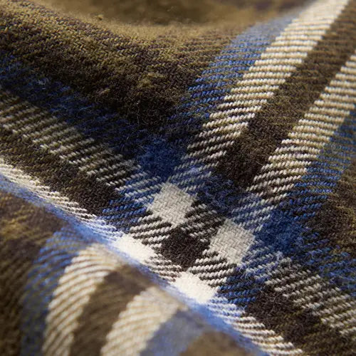 Twin Pocket Flannel Shirt - Green Multi