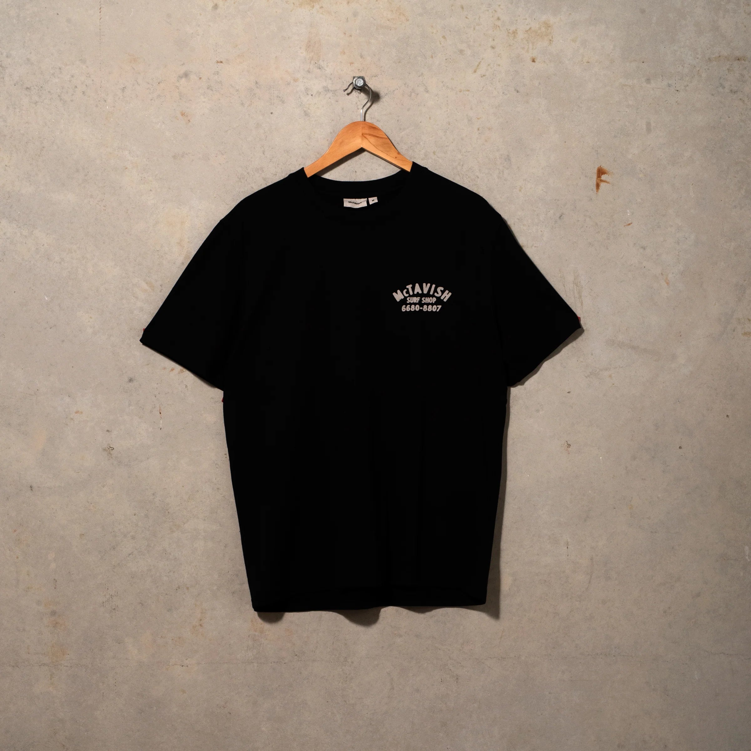 Surf Shop Café Tee - Black