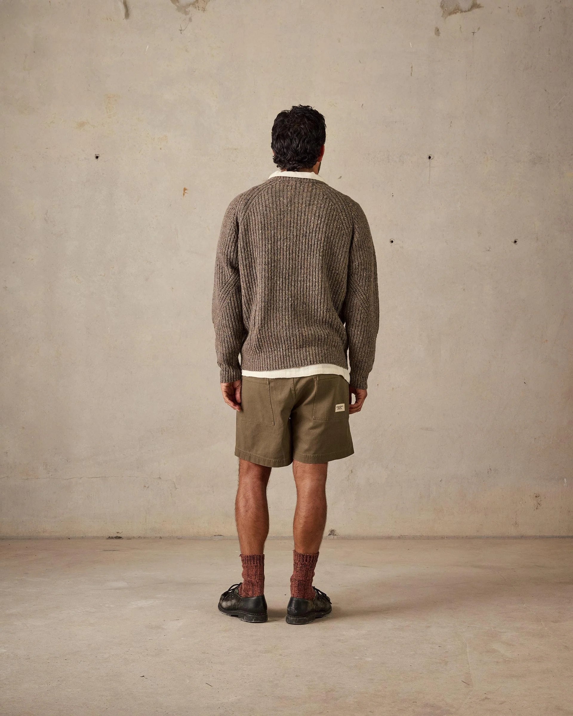 Fisherman Knit - Multi Brown