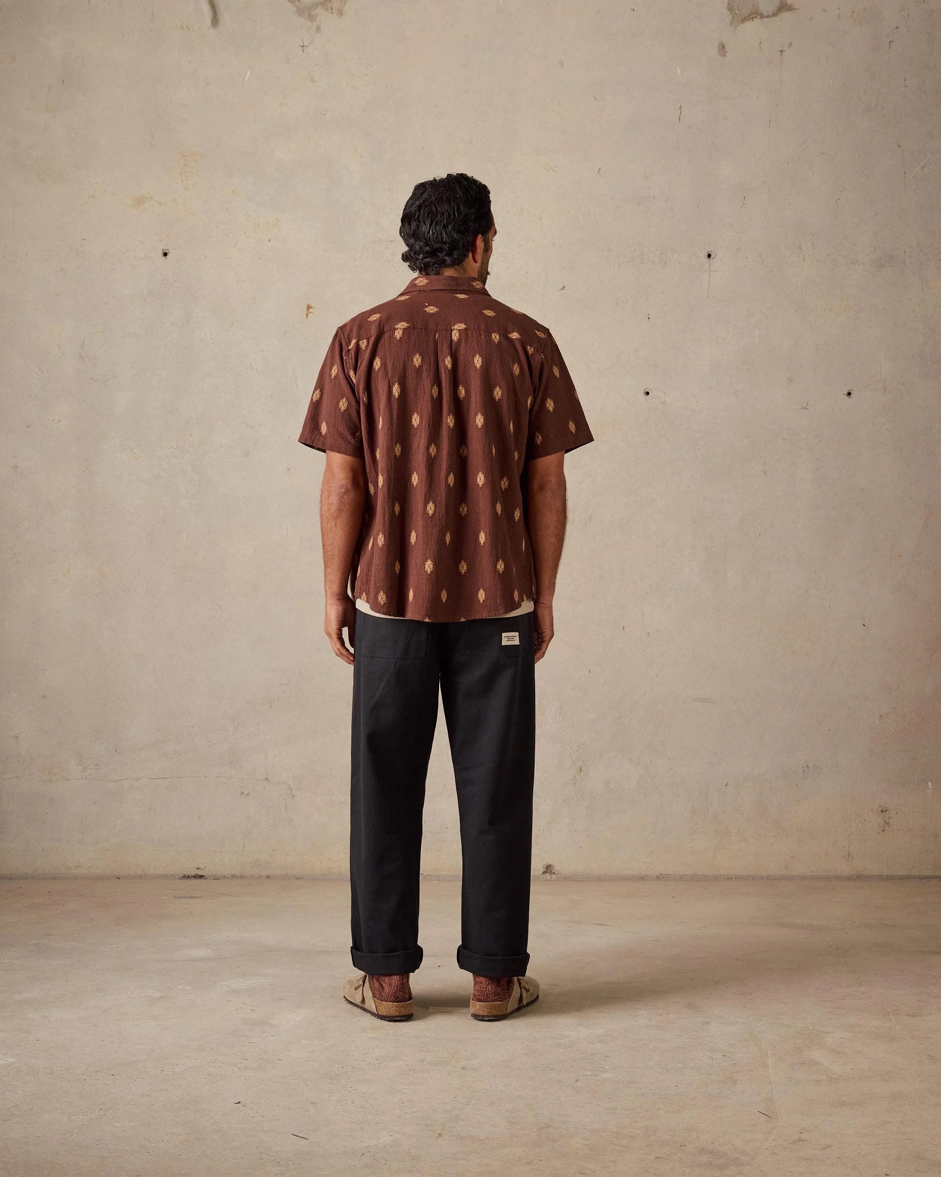 Hemp Shirt - Brown Multi