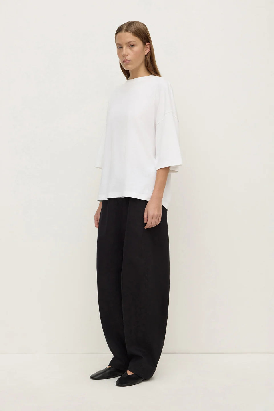 Max Cotton Oversized Tee – White