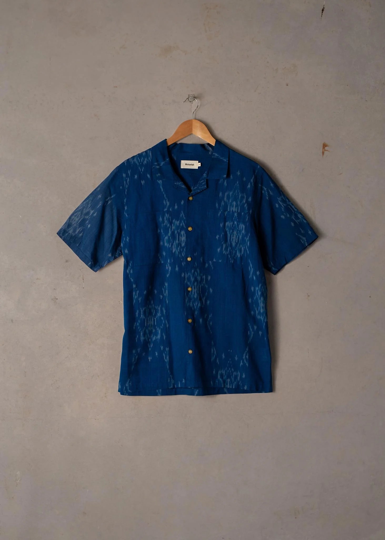 Camp Collar Shirt - Blue