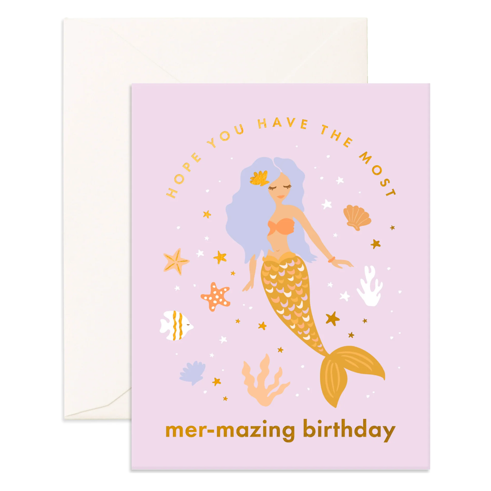 Fox & Fallow Mer-Mazing Birthday Greeting Card