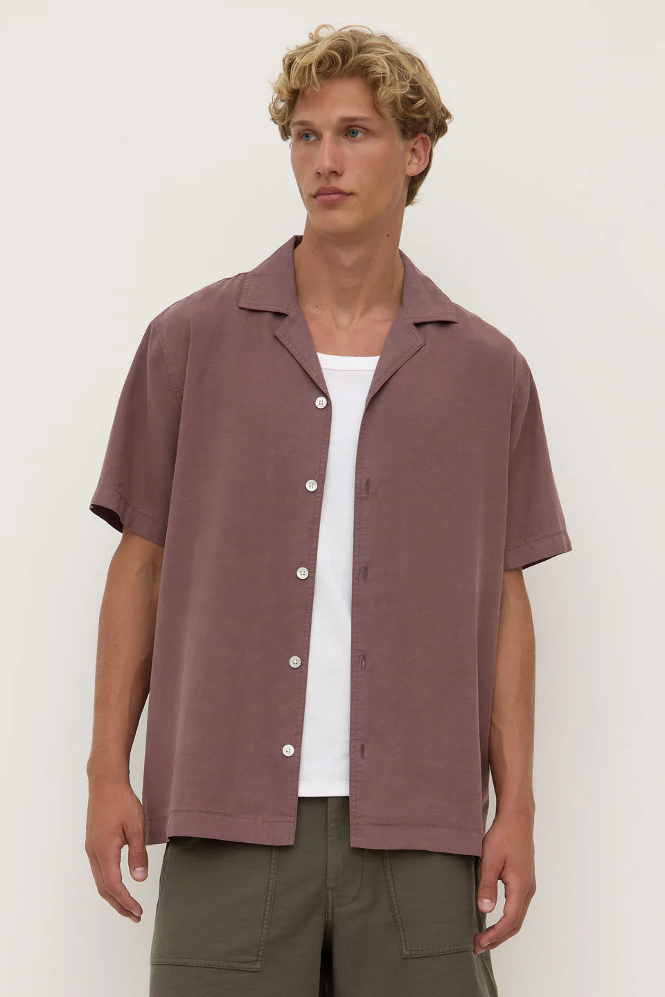 Miller Short Sleeve Shirt - Plum