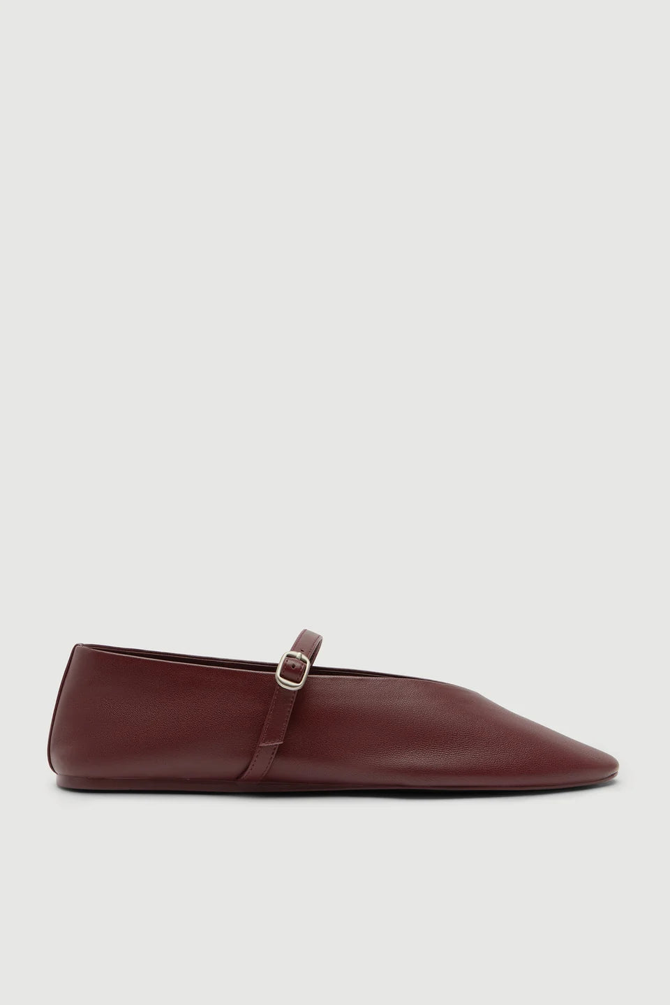 Millie Leather Ballet Flat - Raisin
