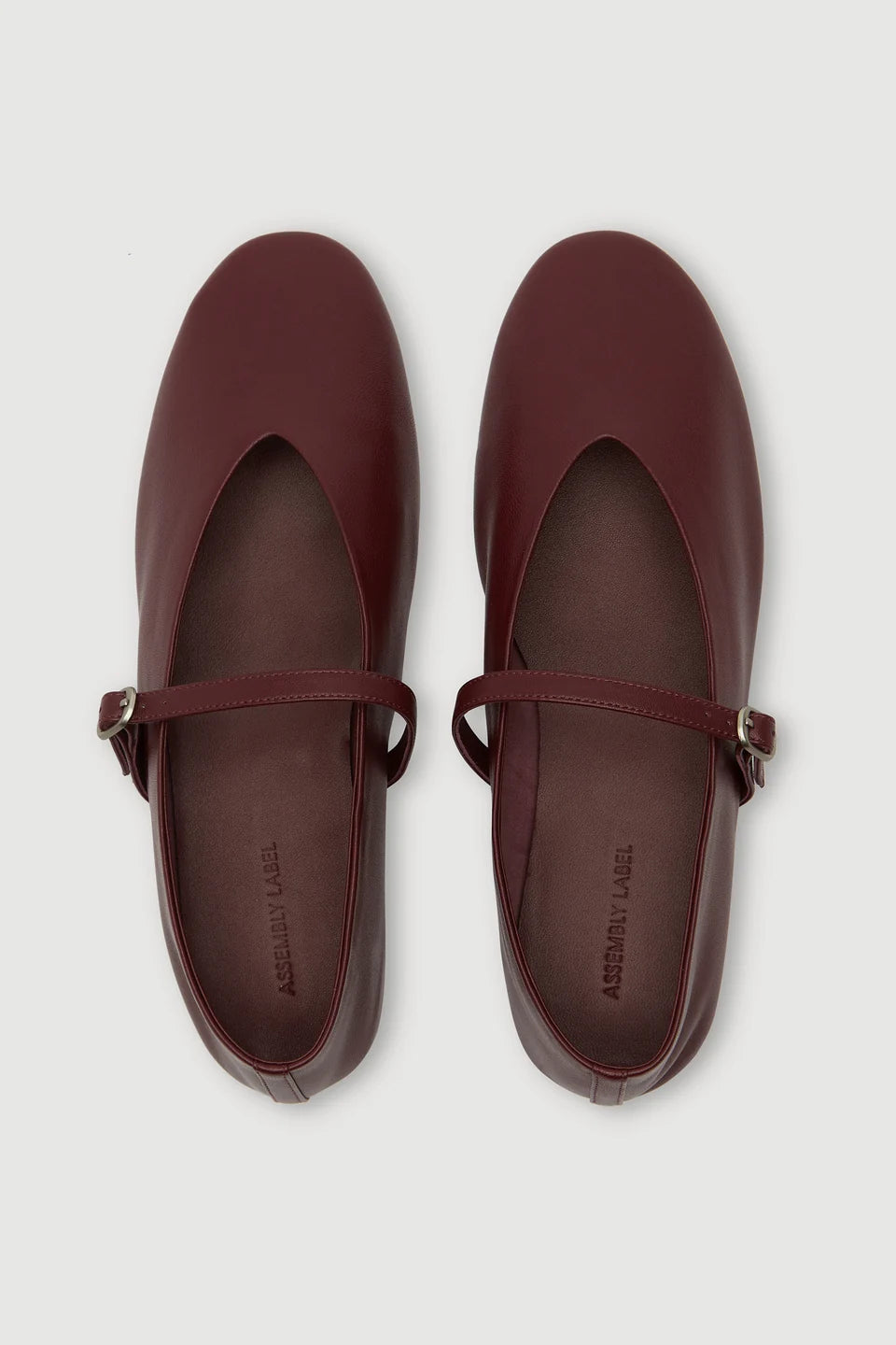 Millie Leather Ballet Flat - Raisin