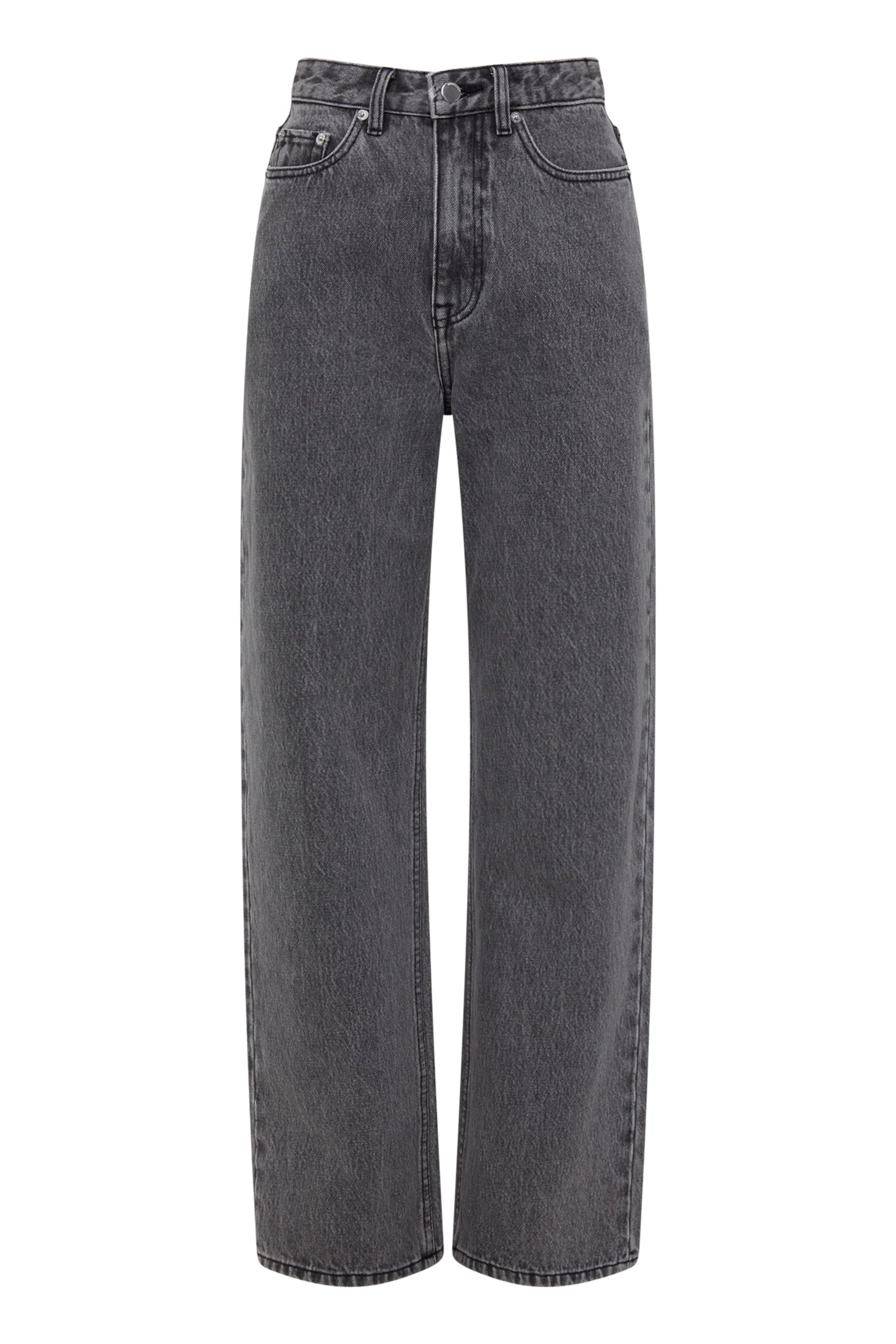 Organic Relaxed Leg Jean - Graphite