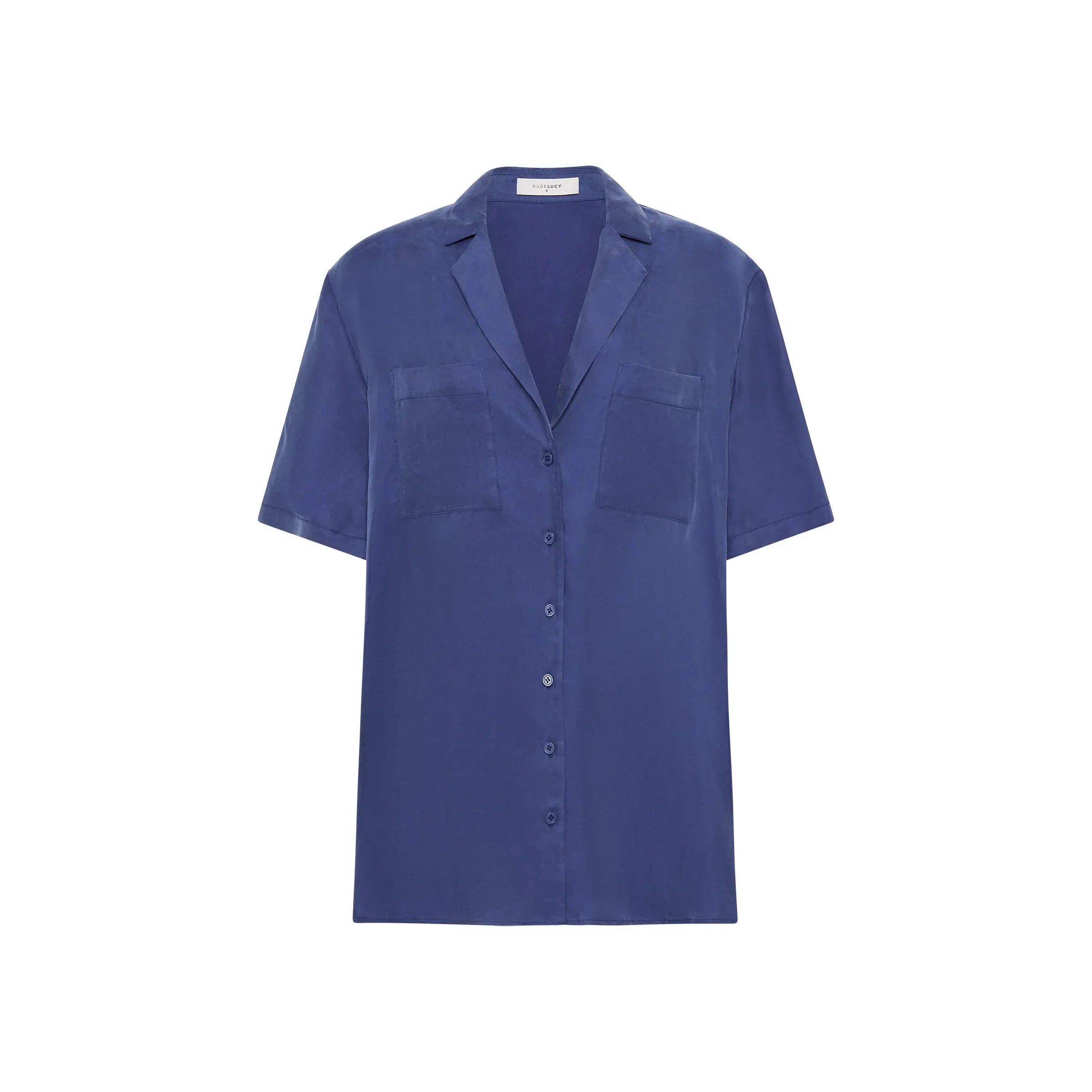 Nude Lucy Lucia Cupro Shirt - Indigo