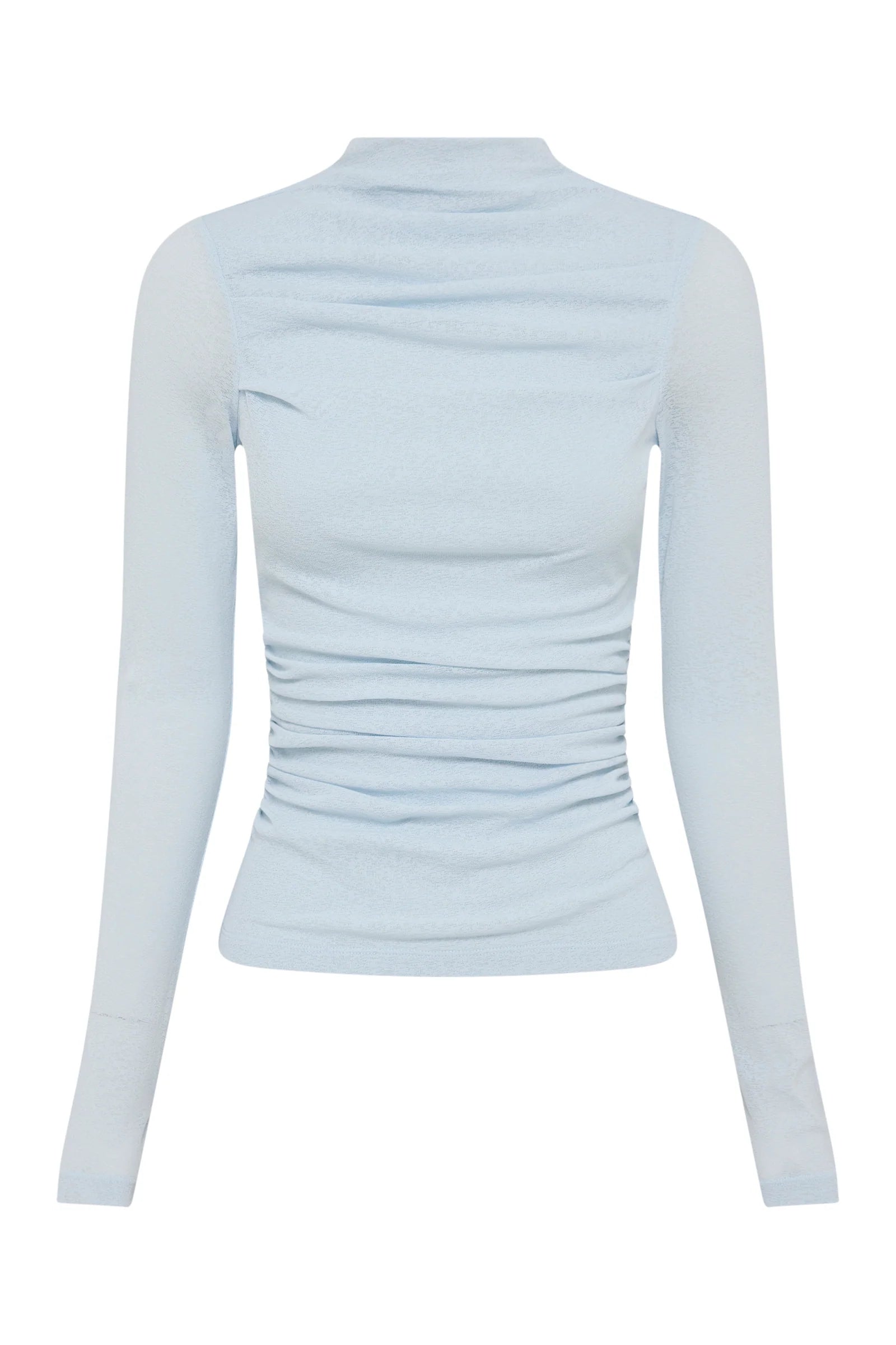 Calista Mesh Ls Top - Glacier