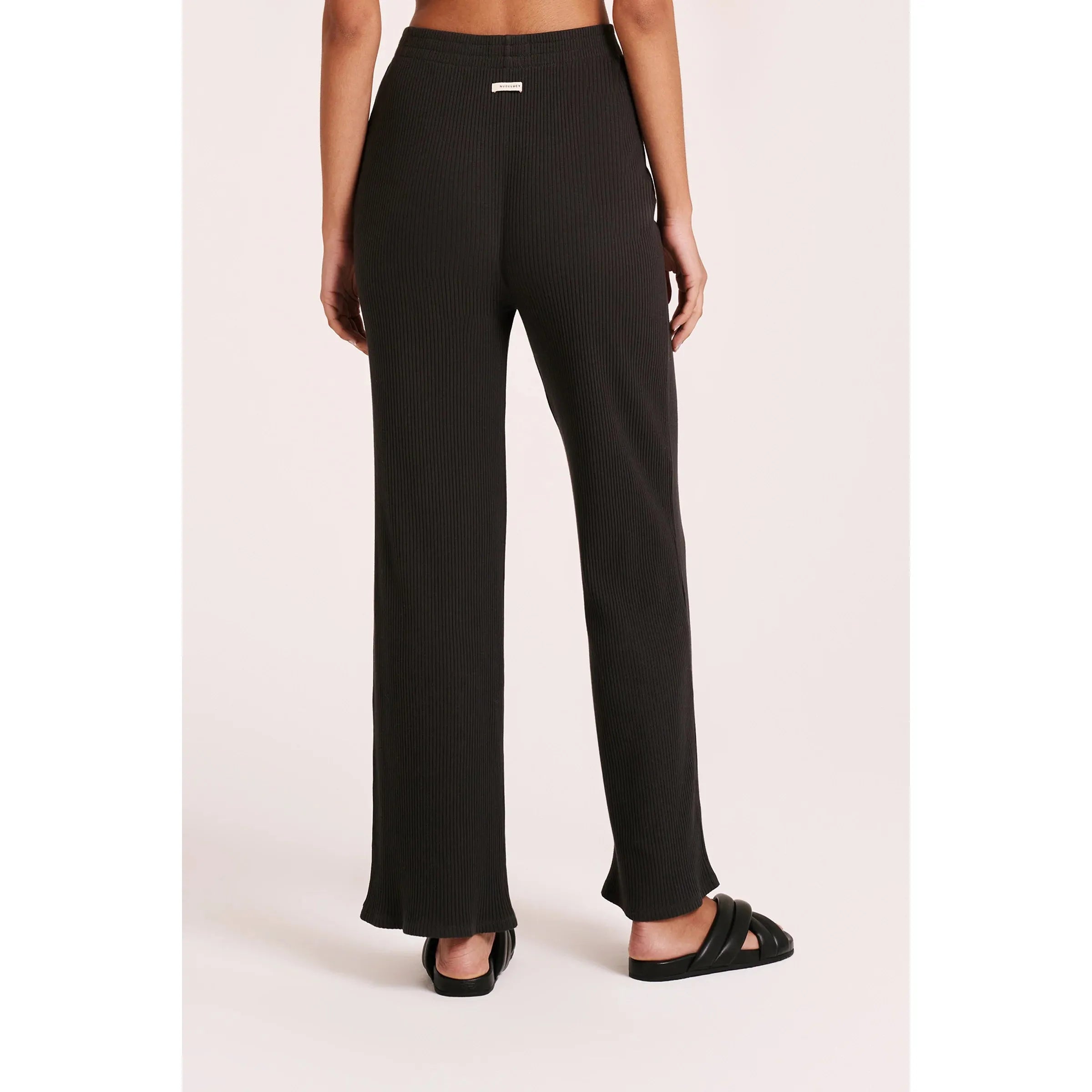 Nude Lucy Lounge Rib Pant - Coal