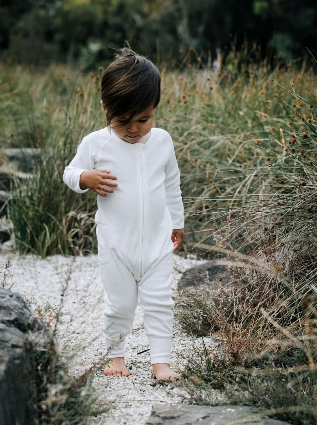 Organic Baby Zip Romper
