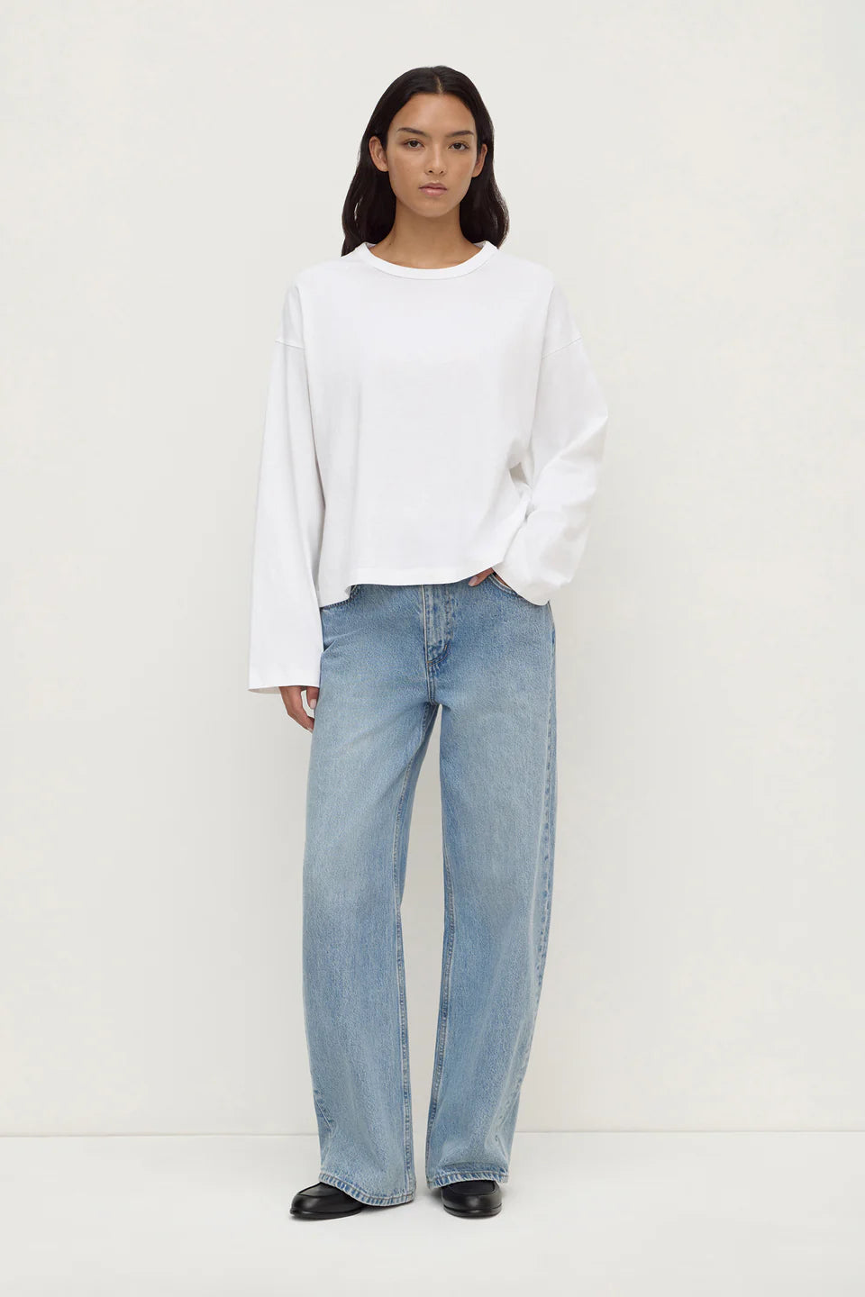 Nikita Wide Sleeve Tee - White