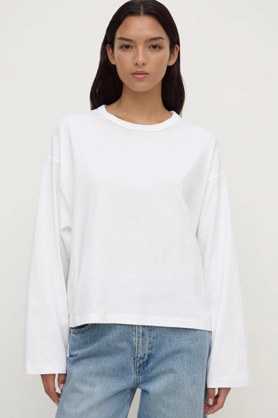 Nikita Wide Sleeve Tee - White