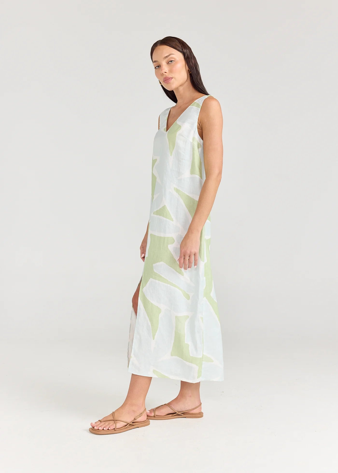 Jocelyn Dress - Aloe Ivy