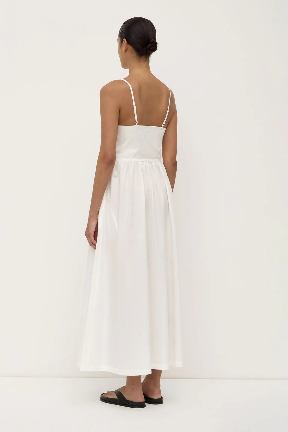 Posie Midi Dress - White