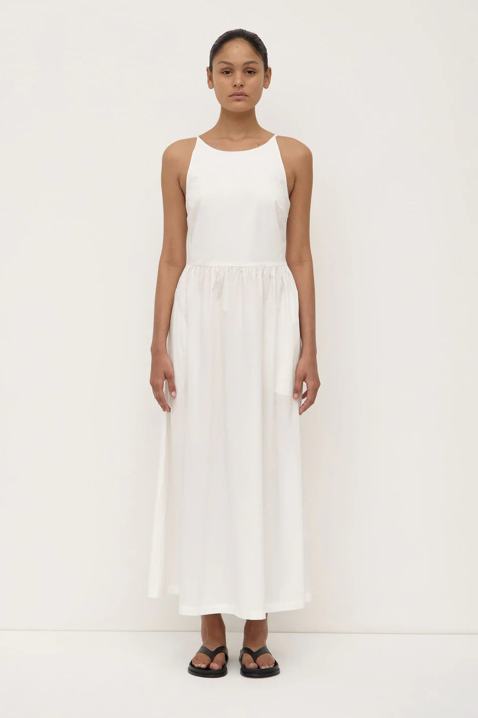 Posie Midi Dress - White