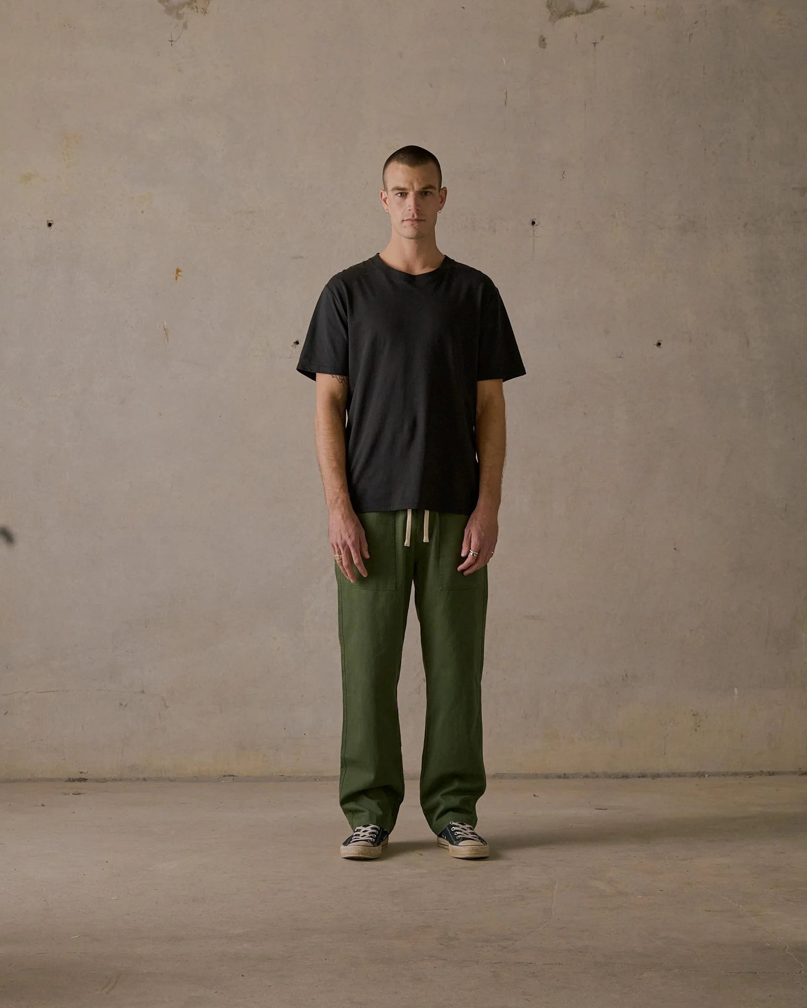 Twill Pants - Green