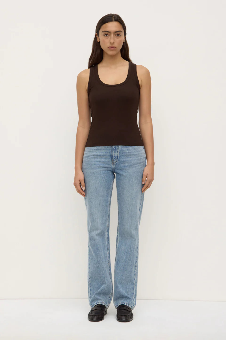 Robyn Scoop Neck - Ganache