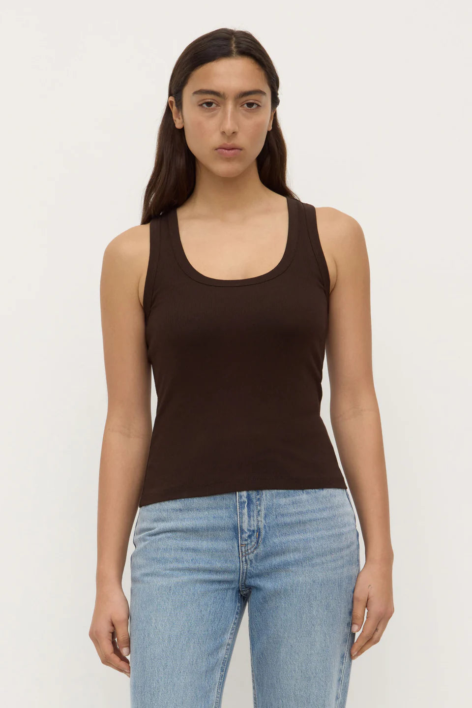 Robyn Scoop Neck - Ganache