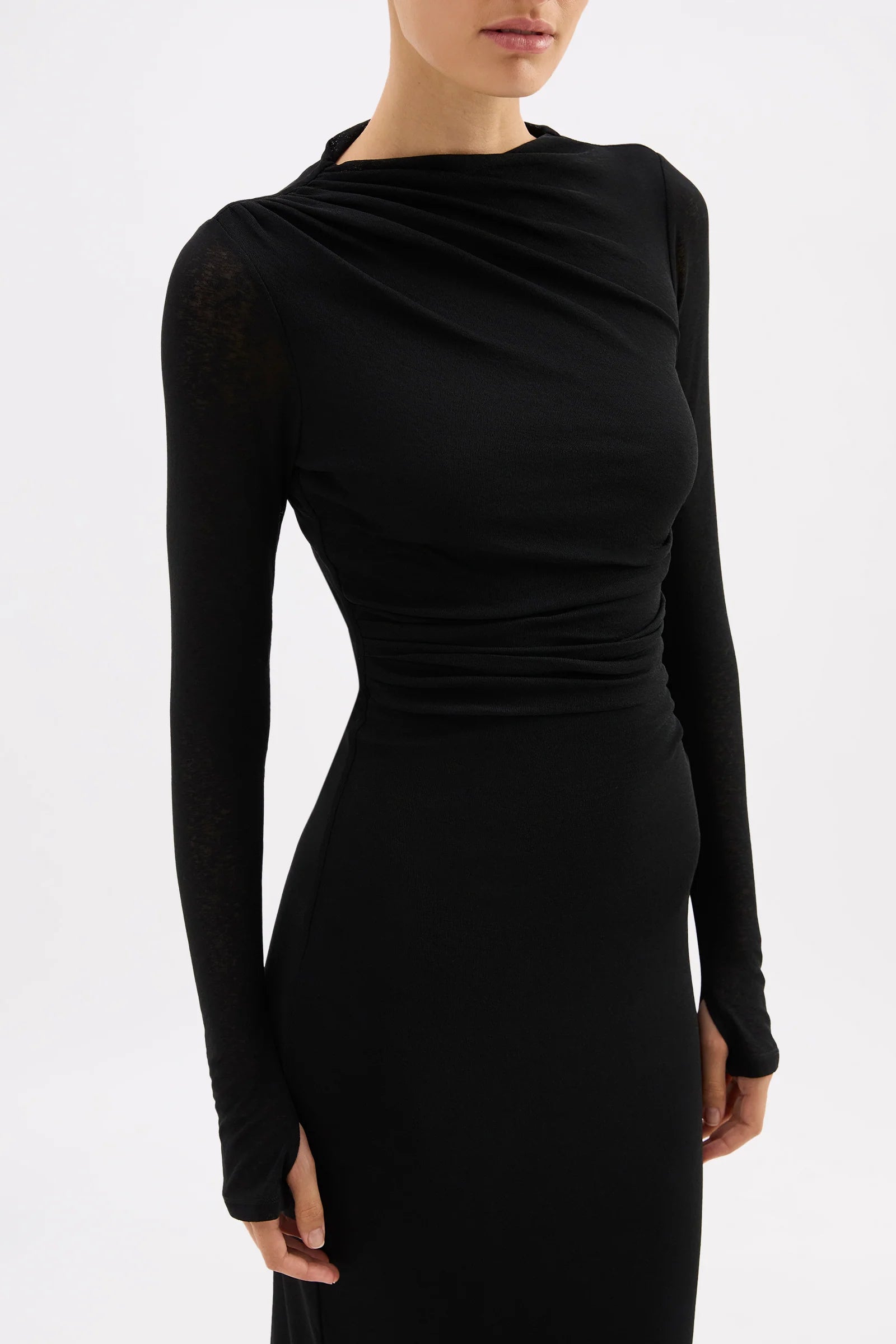 Juniper Mesh Dress - Black