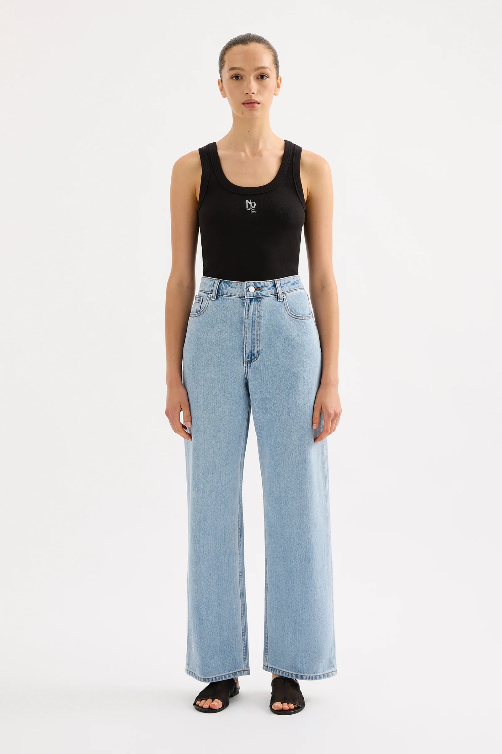 Organic Relaxed Leg Jean - 90's Blue Wash