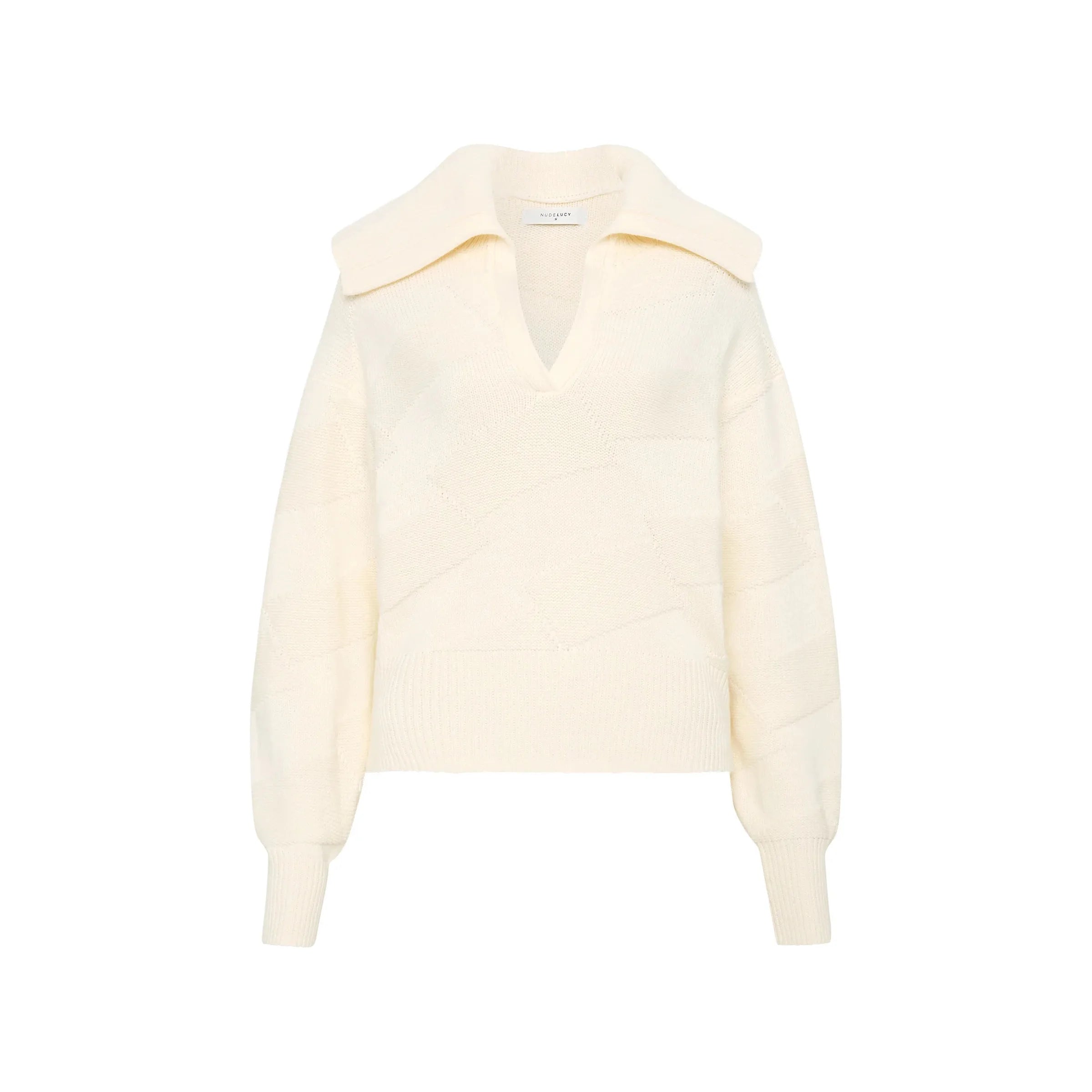 Nude Lucy Addison Rugby Knit - Cloud